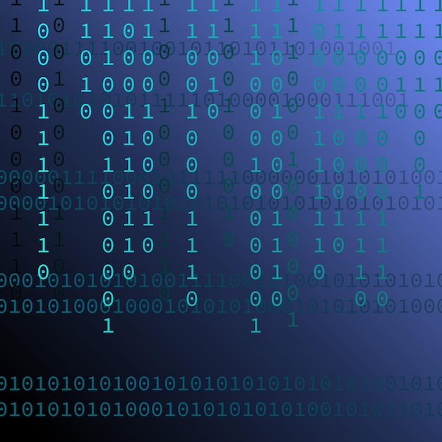 falling numbers digital binary and programming code algorithm numbers and digitalization