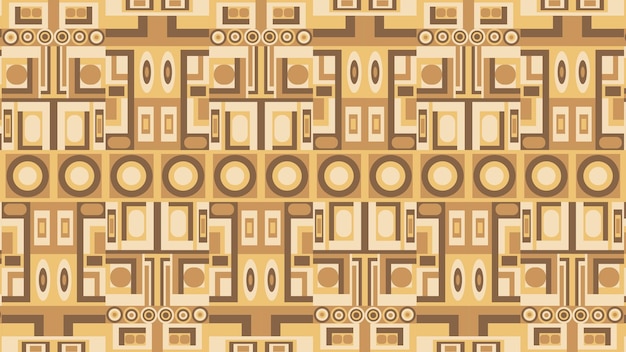 flat geometric from basic shape pattern