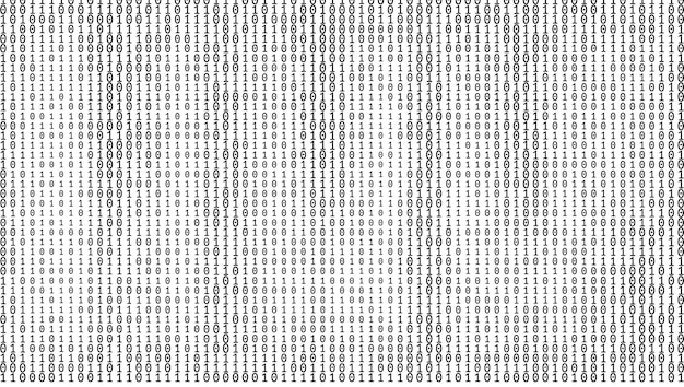 gradient binary code digits background