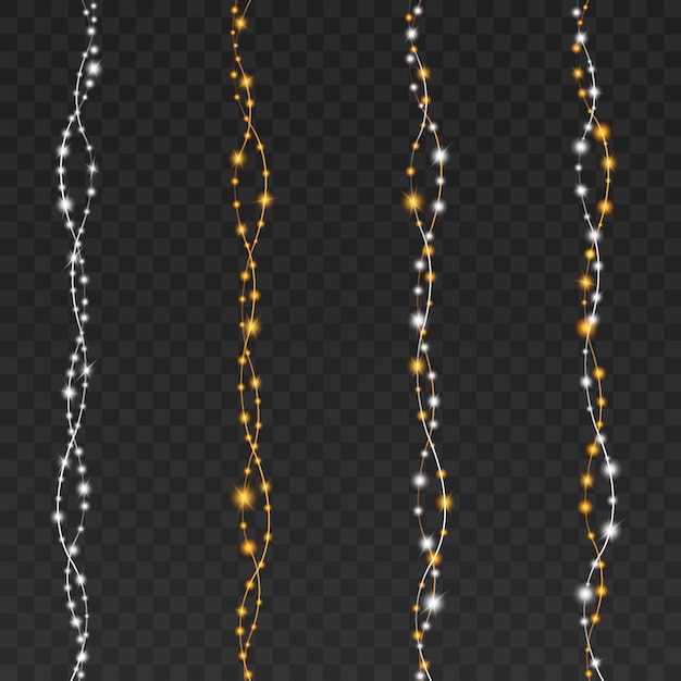 gradient light string elements set