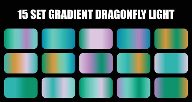 gradient rectangular elements set