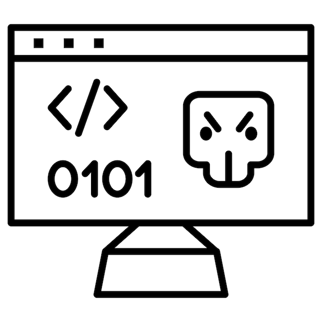 hack code vector illustration