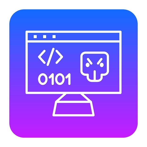 hack code vector illustration