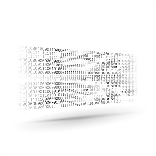 halftone binary code. information and data stream. abstract computer technology background. dynamic elements for design. coding, programing, software development.
