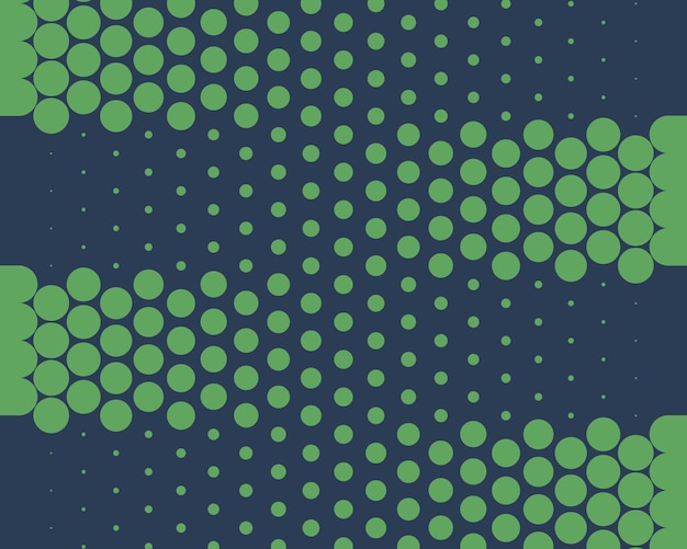 halftone round pattern vector illustration geometric seamless pattern on isolated background circle decrease sign concept