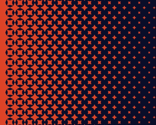 halftone star pattern vector illustration geometric seamless pattern on isolated background round decrease sign concept
