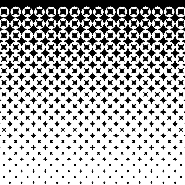 halftone star pattern vector illustration geometric seamless pattern on isolated background round decrease sign concept