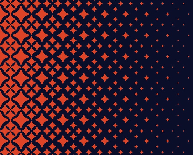 halftone star pattern vector illustration geometric seamless pattern on isolated background star decrease sign concept