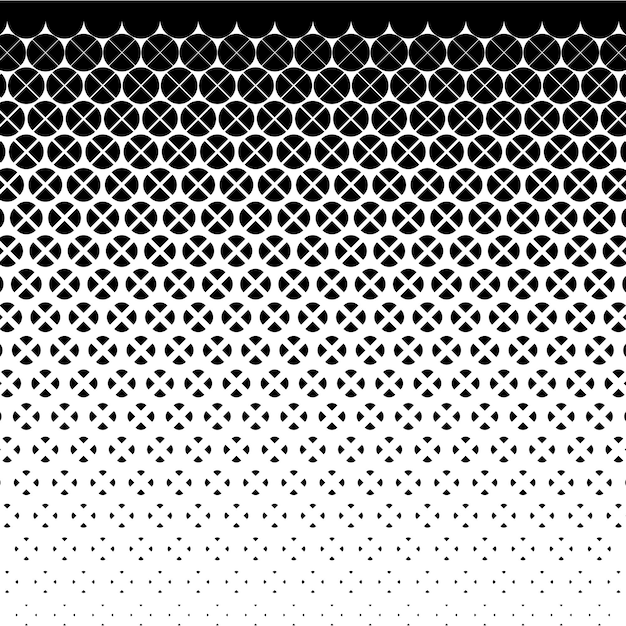 halftone triangle pattern vector illustration geometric seamless pattern on isolated background round decrease sign concept