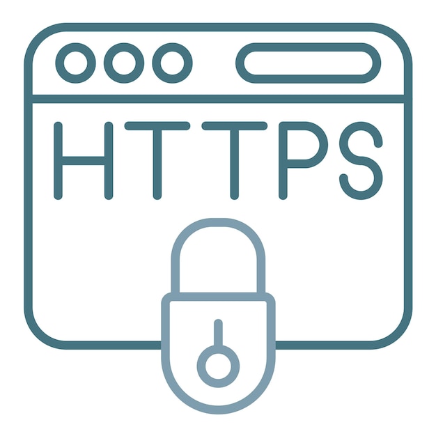 https flat illustration