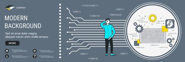 information processing data computing concept