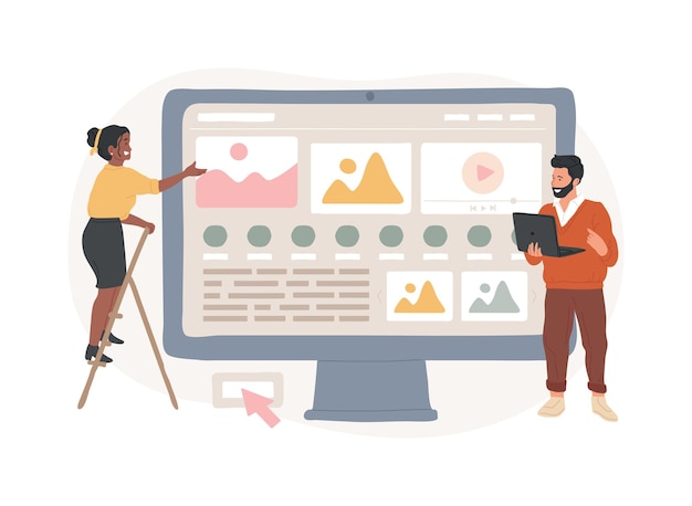 interface design isolated concept vector illustration user interface engineering visual element