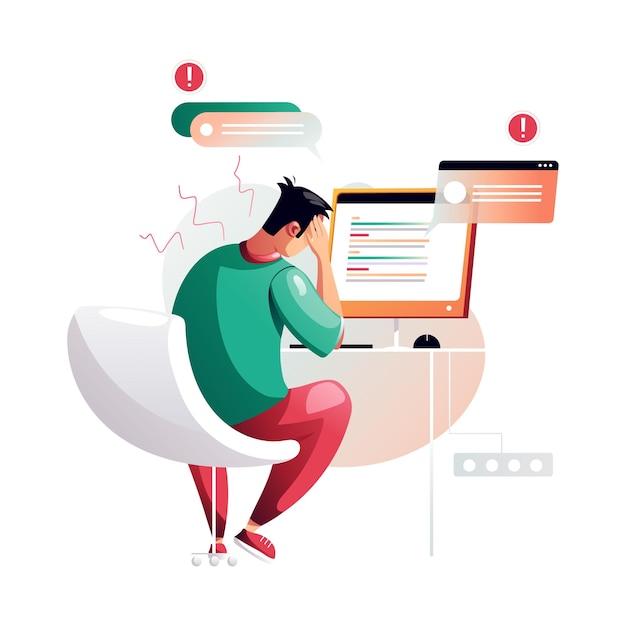 irritable programmer did not cope with the task development of programming and coding technologies