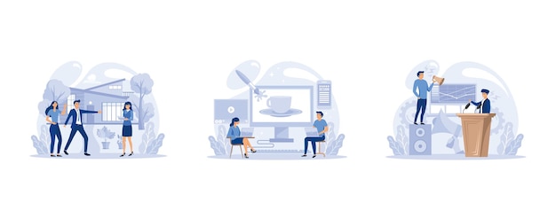 it profession set. programmer write software and create code for computer. coding script for project