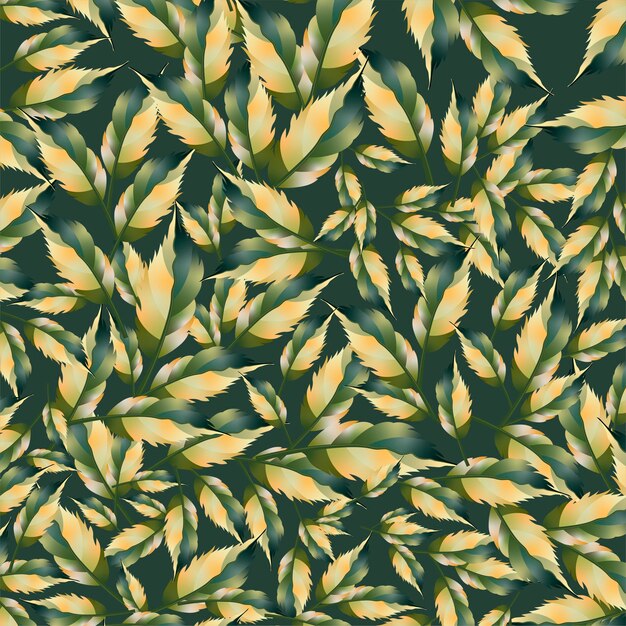 leaf vector pattern