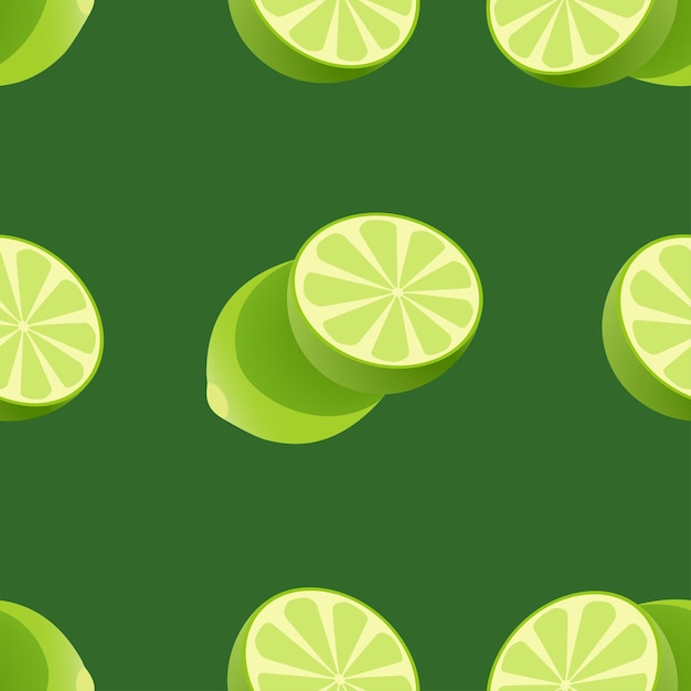 lime repeat pattern fruit repeat pattern
