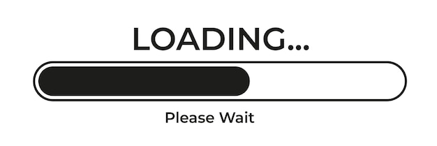 loading bar vector loading progress