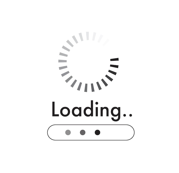 loading symbol vector