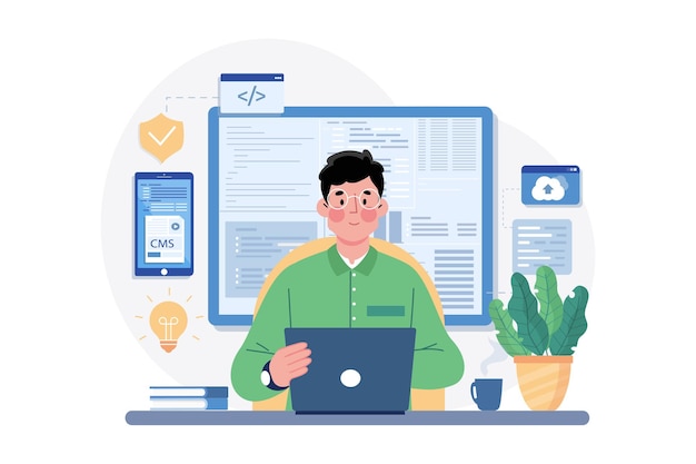 Man Coder 개발 프로그래밍 컴퓨터