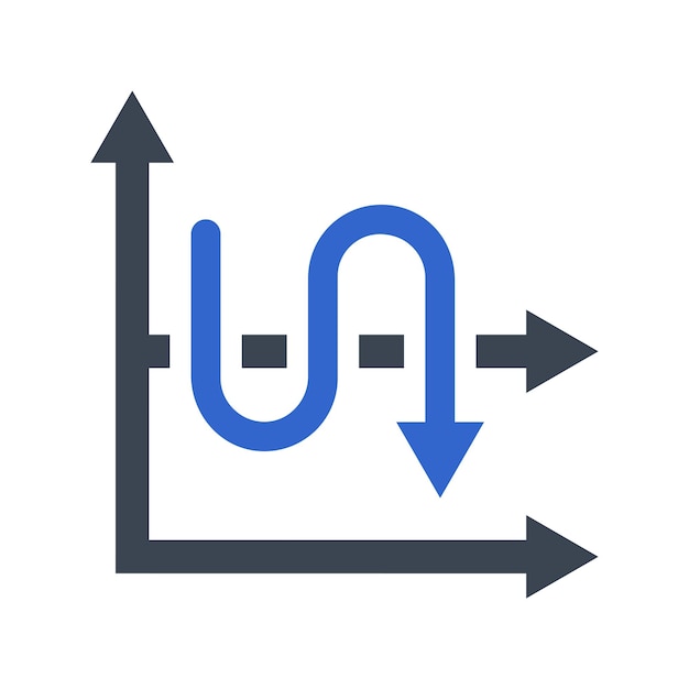 marketing decrease graph icon