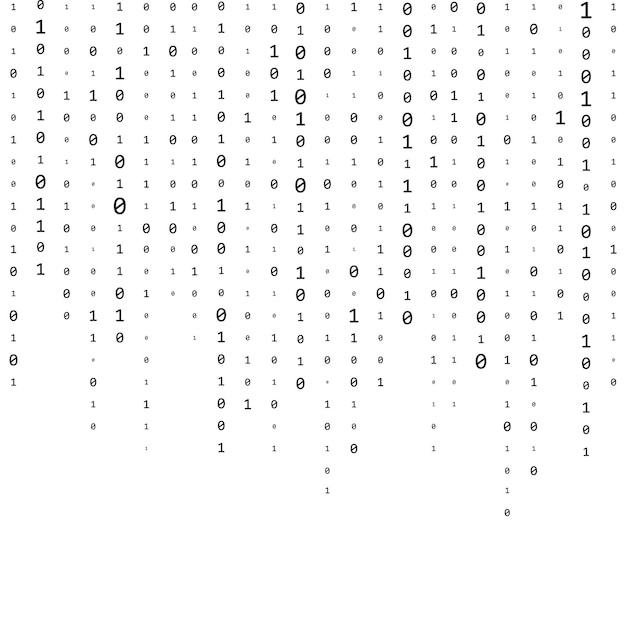 matrix background stream of binary code on the screen decryption and encryption coding concept