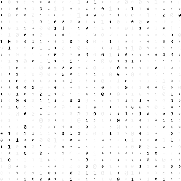 화면의 숫자 바이너리 코드의 흐름 컴퓨터 매트릭스 그래픽 데이터 알고리즘