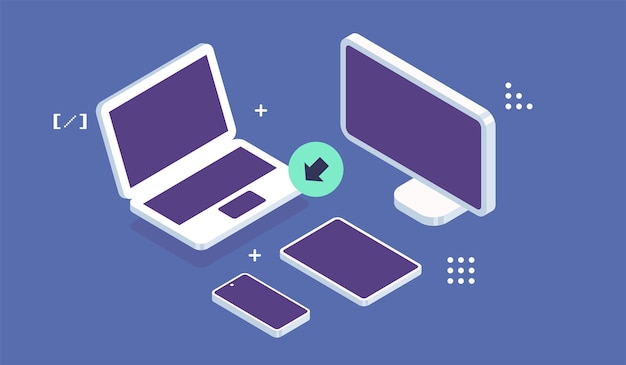 open source vector illustration programming language concept developer protocol platform interface with code information digital software script