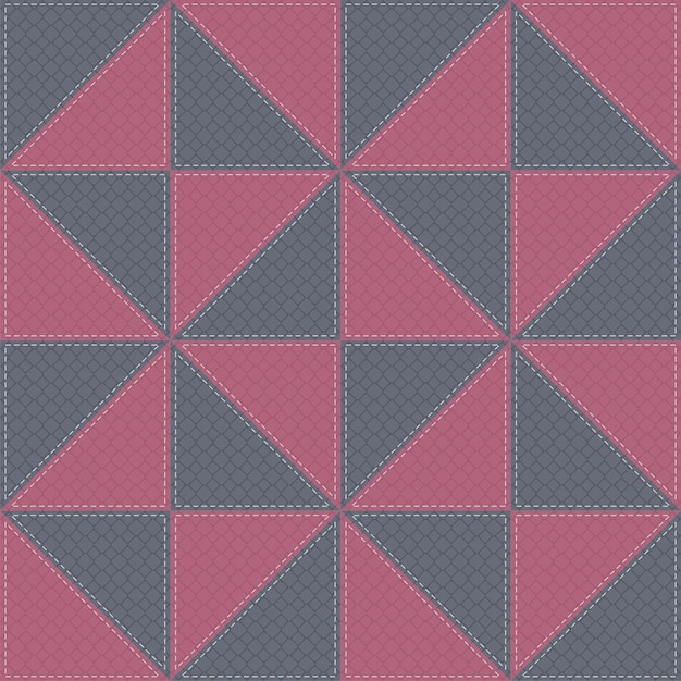 patchwork background with decor elements