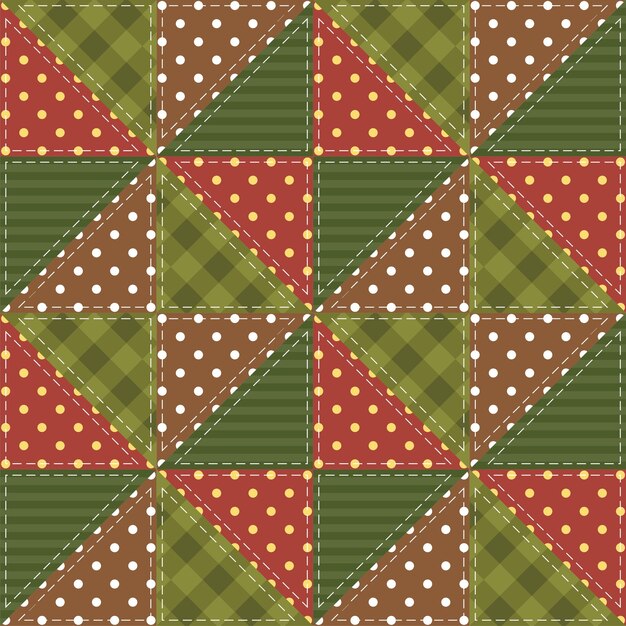 patchwork background with different patterns