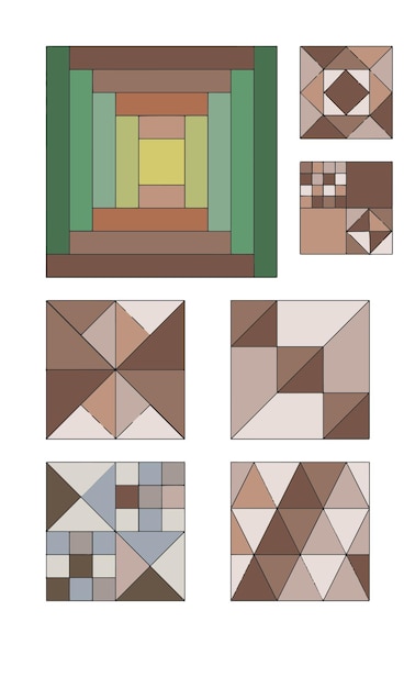 patchwork blocks patterns geometric elements of the pattern for sewing a pattern