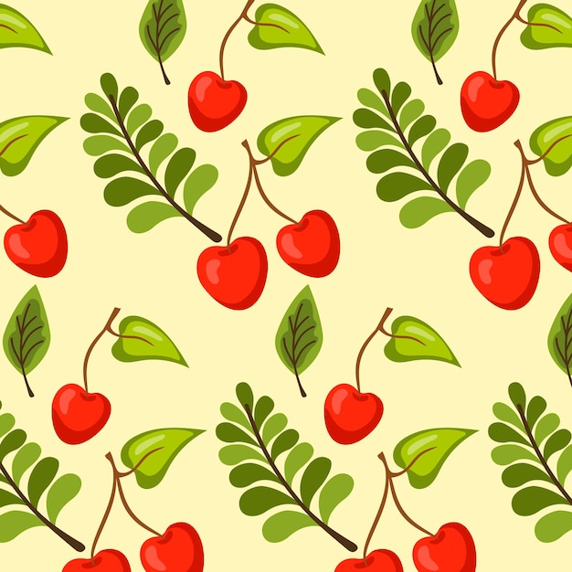 pattern web pattern cherry background texture - vector