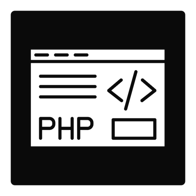 php coding icon