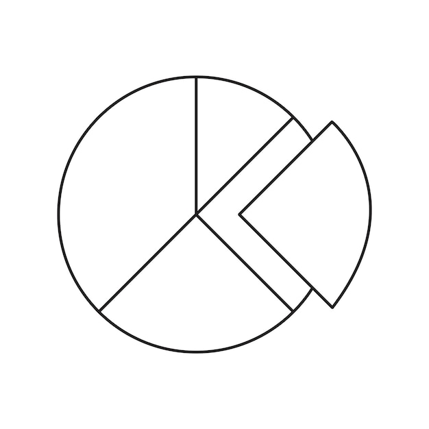 pie chart with exploded segment
