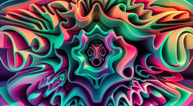 pixelated patterns in a gradient array