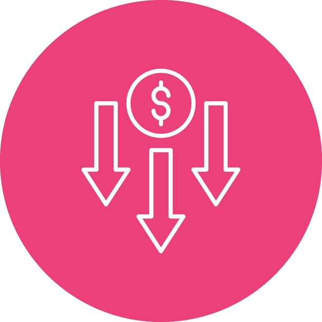 price decrease icon