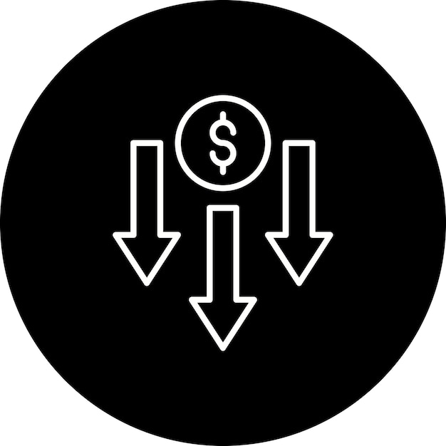 price decrease icon