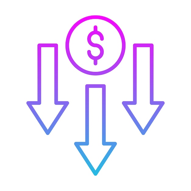 price decrease icon