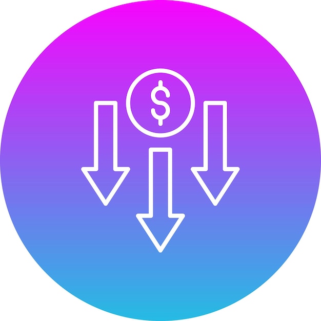 price decrease icon