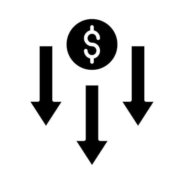 price decrease icon