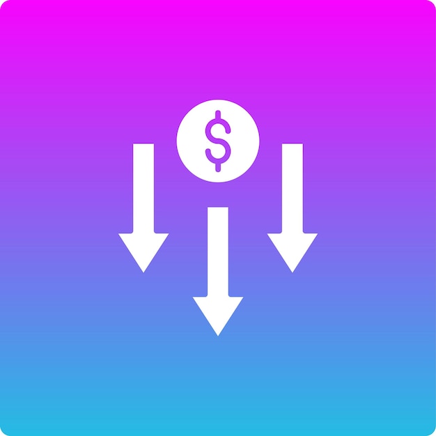 price decrease icon