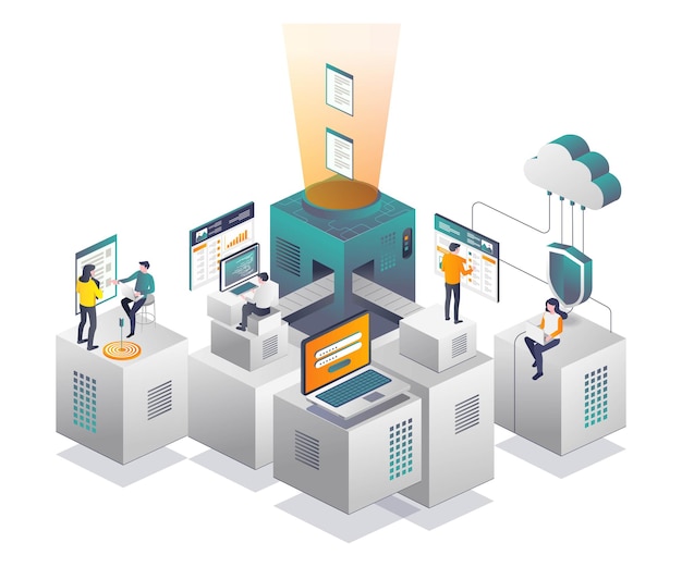 processing cloud server data and security