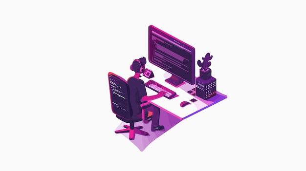 professional programmers utilizing javascript programming language in tech environment