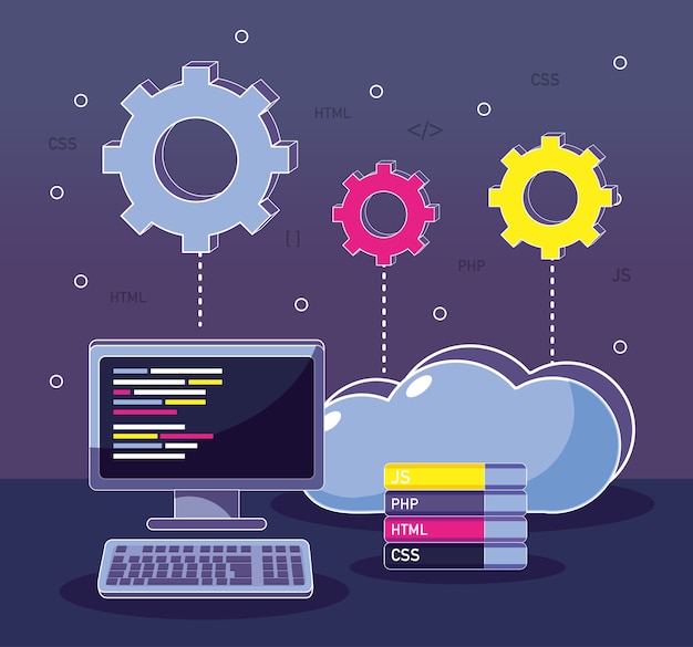 program coding concept