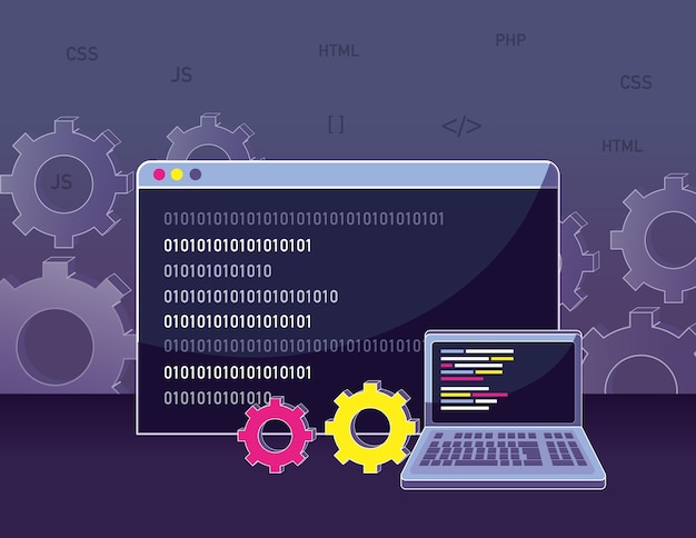 program coding concept