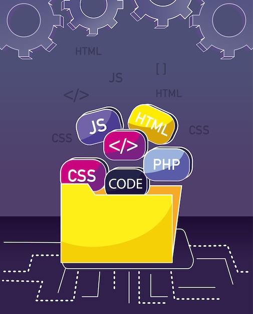 program coding concept