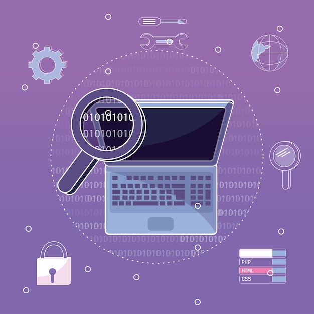 program coding concept