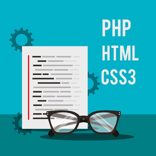 program coding document languages and glasses 