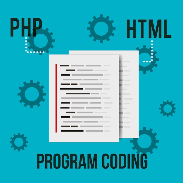 program coding document page html settings 