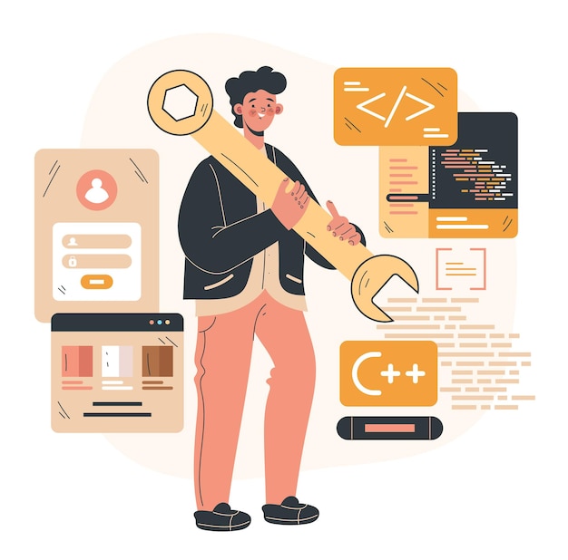 program construction coding development software conceept
