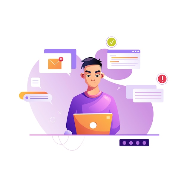 programmer coder concentrated at working project developing programming and coding technologies